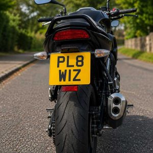 Motorcycle Number Plate